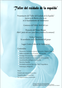 cartel espalda